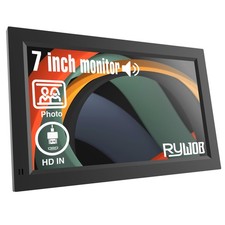 7 Inch Mini Monitor,TFT LCD Screen,HDMI/USB/Card/AV Input,Mini Monitor with B...