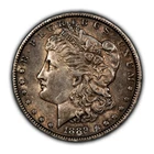 1889-O $1 Morgan Silver Dollar - Luster - AU Semi Key Date - SKU-D5371