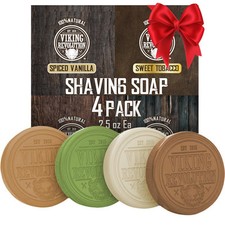 Viking Revolution Shaving Soap for Men - Shave Use with Shaving...