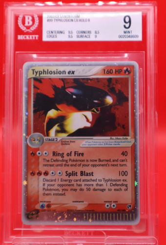 Typhlosion ex graded BGS 9 for sale on eBay