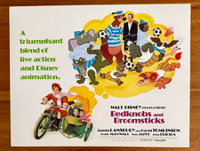1979 Walt Disney Bedknobs and Broomsticks Lobby Card Set of 9 11x14 Re-Release