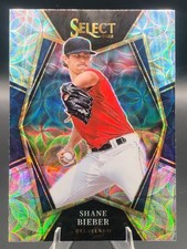 2022 Panini Select - Premier Level Shane Bieber #147 Scope Prizm