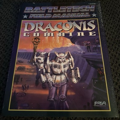 Battletech Field Manual for Draconis Combine Mechwarrior TTRPG FASA 1996