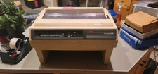 OKI Pacemark 3410 Okidata Printer and Stand Preowned Dot Matrix - Powers Up
