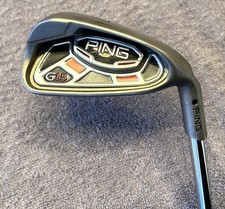 PING Black DOT G15 Single 7 Iron, RH, S-Flex AWT Steel Shaft, Grip 95 , 9-10 VGC