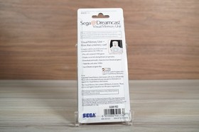 Official Sega Dreamcast Clear Red VMU Memory Card HKT-7000 Brand New Sealed!