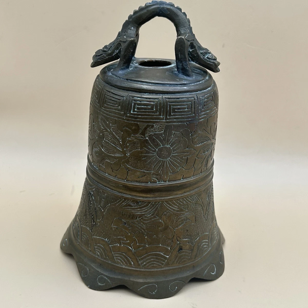 青铜鸣钟中国古董| eBay