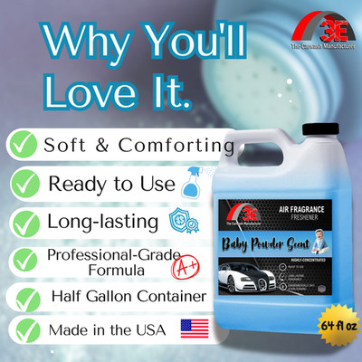 Baby Powder Air Freshener Long-Lasting Odor Neutralizer Premium Smell Fragrance