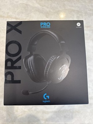 Brand New Logitech G PRO X Black Over-Ear Gaming Headset - Never Used