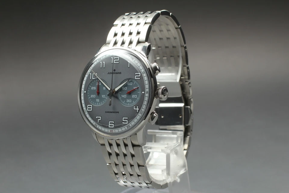 [w/коробка] JUNGHANS Meister драйвер хроноскоп 027/3686.44 автоматические мужские часы - Изображение 3 из 4