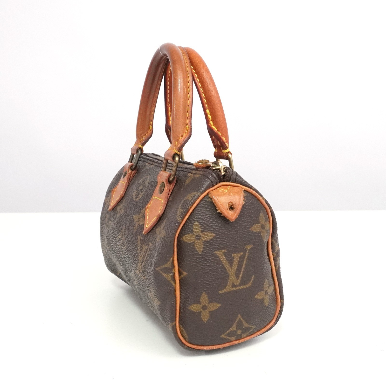 LOUIS VUITTON LV Monogram Mini Speedy M41534 Handbag France TH1922 Auth #53782A