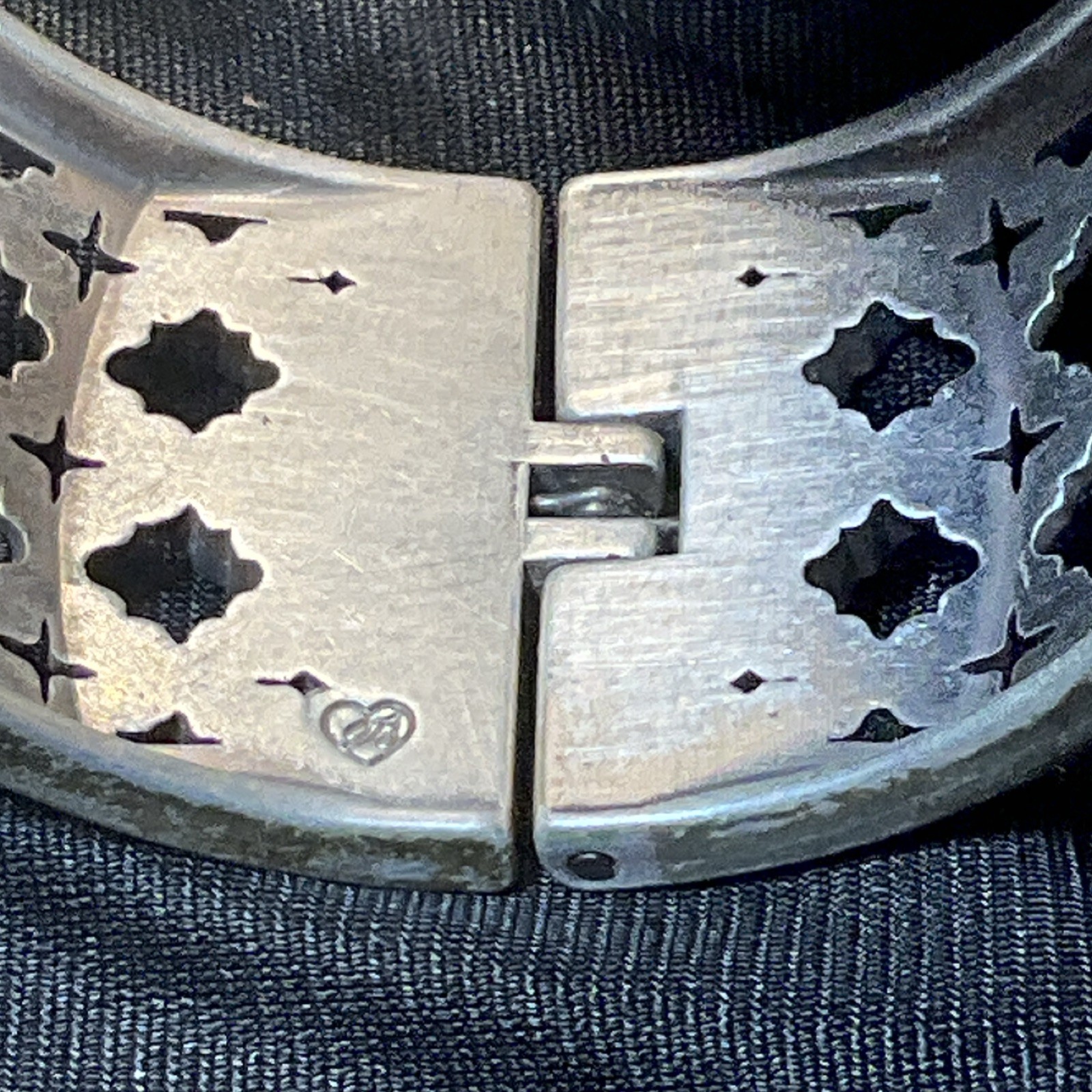 Brighton Magnetic Hinge Silver-tone Geometric Bra… - image 16