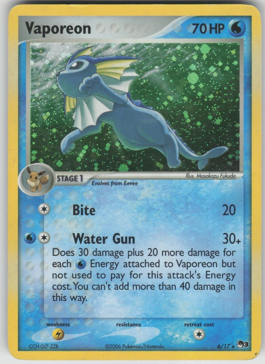 Vaporeon 006/017 POP Series 3 for sale | eBay