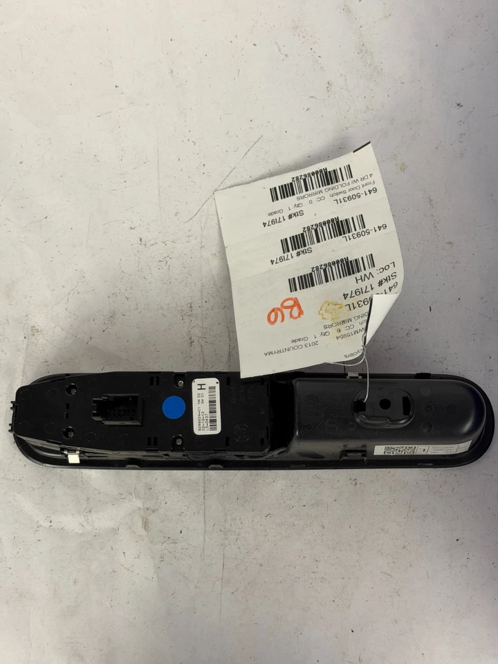 Mini Cooper Countryman 2011-2015 interruptor de ventana principal del lado del conductor delantero izquierdo OEM Foto 4 de 4