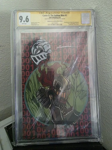 Canto II The Hollow Men #1 Signed and Sketched Cgc 9.6!