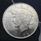 1922 P PEACE SILVER DOLLAR! NICE AU/UNC Coin!