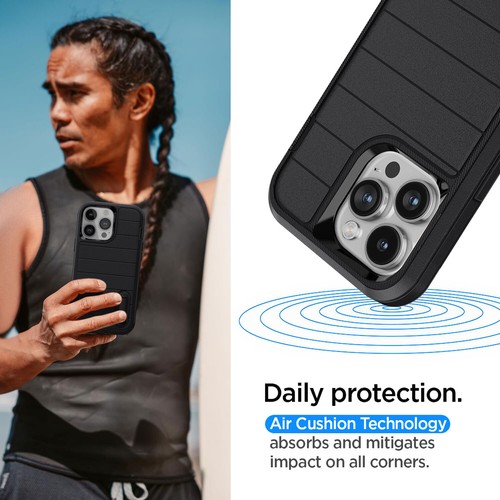 For Apple iPhone 13 Pro Max/13 Pro/13 Shockproof Case Stand Holder Rubber Cover - Picture 6 of 36