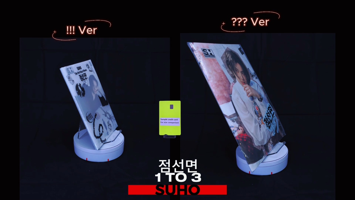 EXO SUHO 점선면(1 TO 3) 3rd Mini Album/CD+Photo Book+2 Card+Poster
