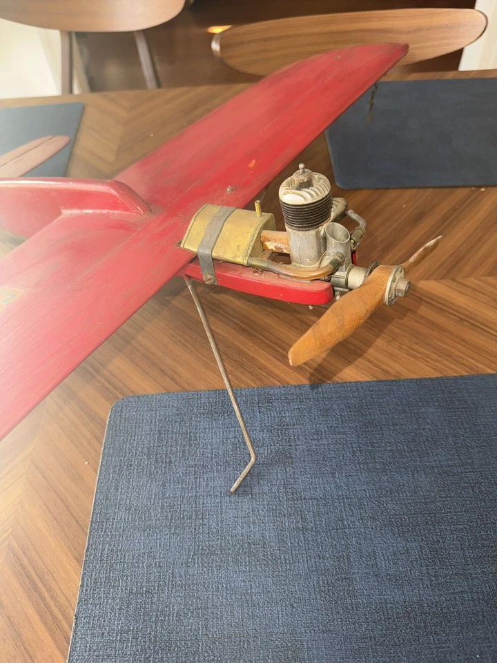 RARE Testors McCoy Gas Powered Sophomore 19 Tether Plane Brass Gas Tank READ - Image 4 of 4