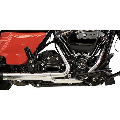 Khrome Werks 200100 Hide Away Exhaust Header Headers System Harley FLH 17-Up M8 - Picture 2 of 2