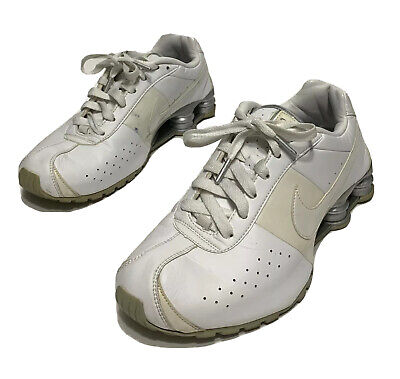 Nike Shox Classic II Mens Sz Running Shoes White / White Metallic 343900-111 |