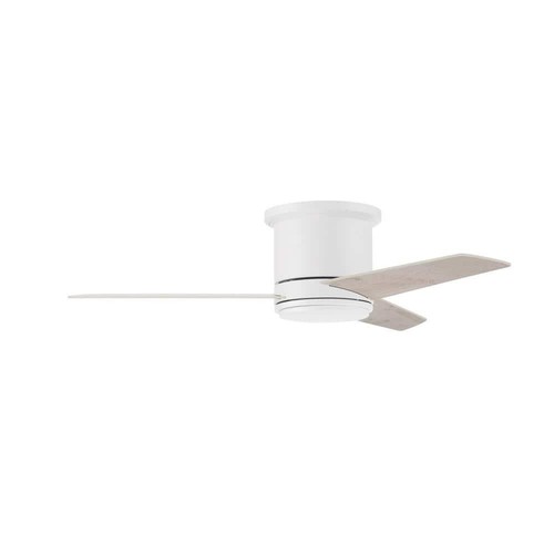 CRAFTMADE Ceiling Fan 44" Indoor/Outdoor w/ LED Light Remote/Wall Control White - Picture 2 of 9