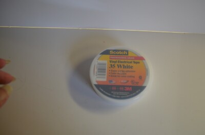 Scotch 3M Professional Grade Vinyl Electrical Tape 3/4 in x 66ft -White