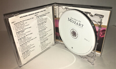 THE BEST OF MOZART Volume One 2-CD Set Golden Classics Over Two