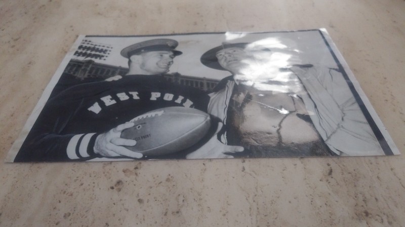 Dan Foldberg Army West Point Cpt. Football End Coach Earl Blaik