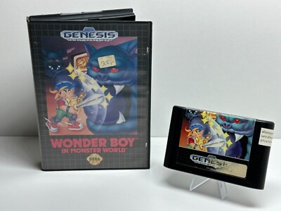 Sega Genesis Wonder Boy in Monster World OVP o. Anleitung NTSC-U/C  BLITZBEREIT 