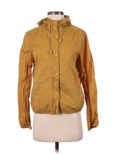 Galeries Lafayette Women Gold Windbreaker 34 French