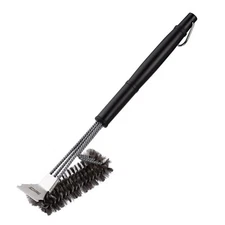 Royal Gourmet Grill Cleaning Brush Scraper 17-Inch Wire Bristles Stainless Steel