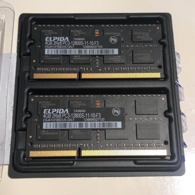 ELPIDA 4GB PC3-12800S EBJ40UG8BBU0-GN-F Laptop RAM Memory 
