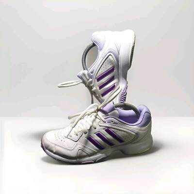 Adidas Ambition VIII STR Sneaker - UK 5 - weiß lila - sehr guter gebrauchter Zustand...