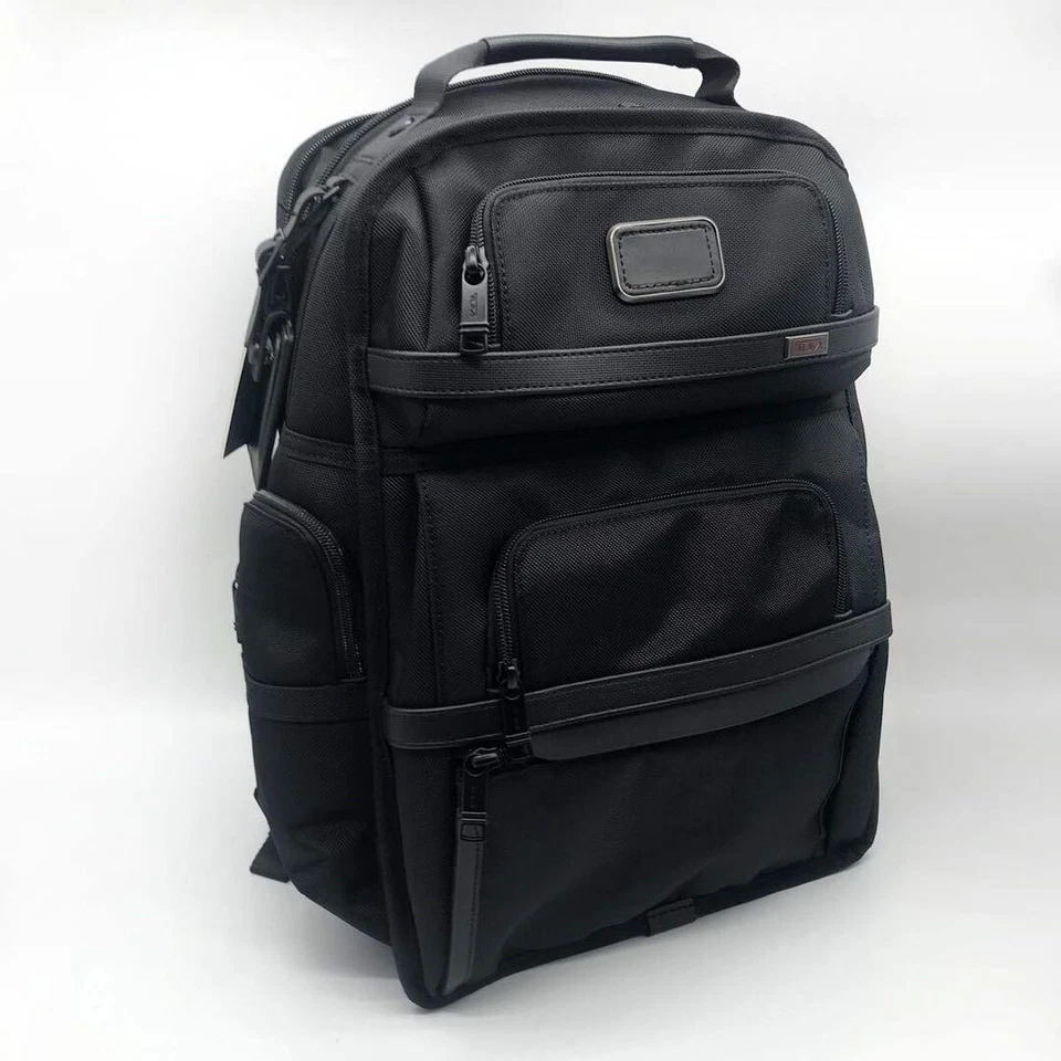 TUMI Alpha 3 Brief Pack Negro Mochila Nylon Bolso de Hombro Deportes Outlet Producto Foto 4 de 4