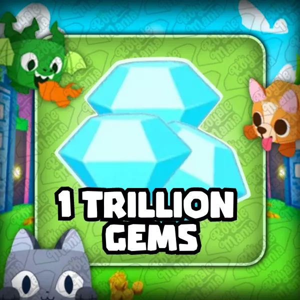 💎 Roblox - 1 Trillion Gems Pet Simulator X ( PSX ), CHEAPEST & SAFEST 💎