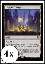 MTG - 4 x Thespian's Stage - Modern Horizons 3 Commander - Playset 4x x4