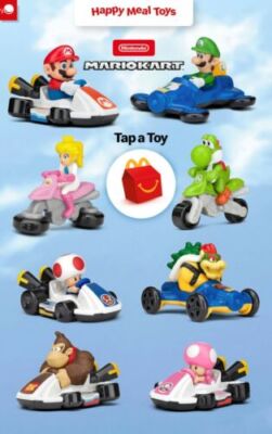 2022 Mcdonalds Happy Meal Toys Nintendo Mario Kart Racers Choose