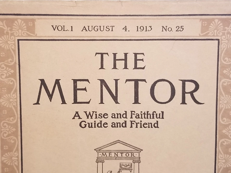 The Mentor Dept Of Literature American Novelists Aug 4, 1913 Weekly Publication - Image 2 of 4