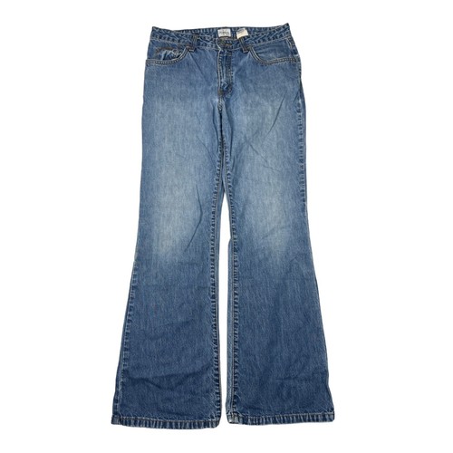 Calvin Klein VTG 90s Mid Rise Flare Leg Jeans Sandblast Medium Wash Womens 5