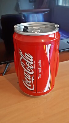 Original Coca-Cola Large Canned Shape Stereo CD & Radio FM player