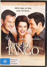 THREE TO TANGO - Matthew Perry, Neve Campbell, Dylan McDermott - NEW DVD