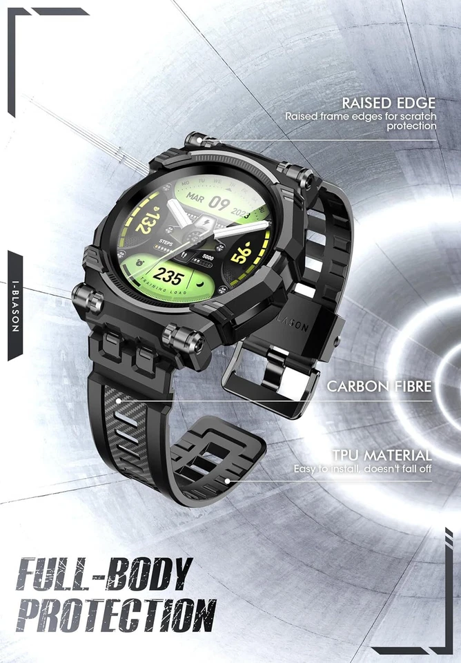 Funda protectora de reloj i-Blason Galaxy para GalaxyWatch 6 6Classic 5Pro 5 4 bandas correa Foto 4 de 4