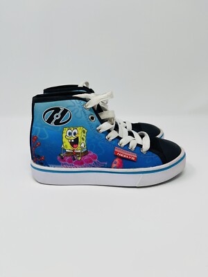 HEELYS Hustle Spongebob Rolling Shoes No Wheels Size 1 Youth Worn Once