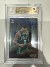 2019-20 Donruss Optic - My House Purple- Beckett 9.5 - Jayson Tatum - Celtics