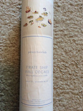 NIB Brand New Pottery Barn Kids Set of 13 Pirate Ship Wall Decals