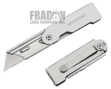 WorkPro Utility Blade Knife Quick Release EDC Pocket Stainless Steel