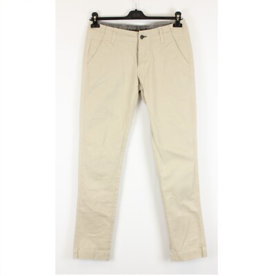 NO NATIONALITY NN07 SIMON Casual Trousers Size W30 L34 Regular Fit Beige k4405