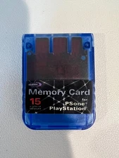 Datel Memory Card For Playstation 1 w/ 3 color choices!