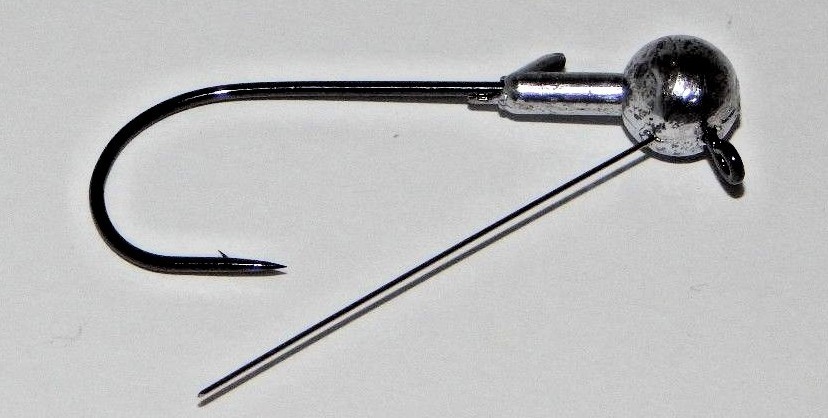 (25) 1/4 oz 3/0 Weedless jighead wire FLAT EYE grub head swimbait Umbrella rig - Image 8